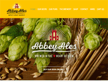 Tablet Screenshot of abbeyales.co.uk